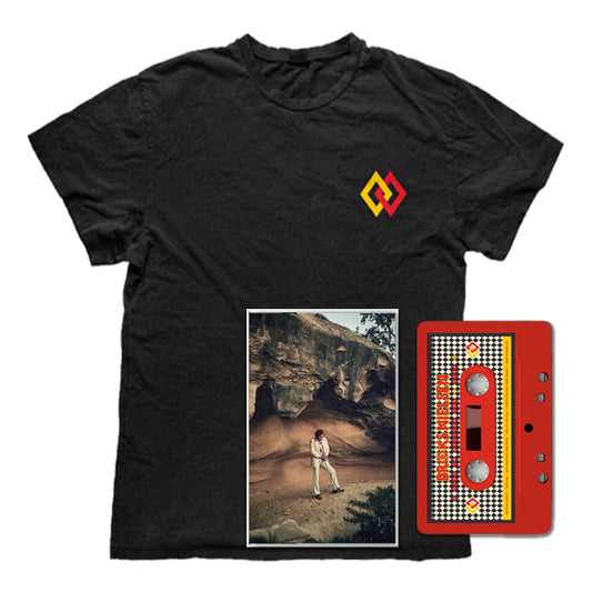 A Ride I’m Waiting For Cassette + I Hope That She’s Real T-Shirt + Bonus Track “Easy Is A Red Flag (Alternate Mix)”