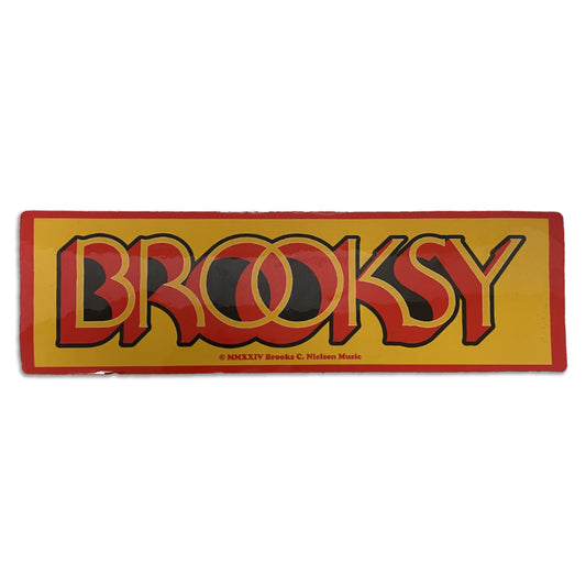 Brooksy Bumper Sticker