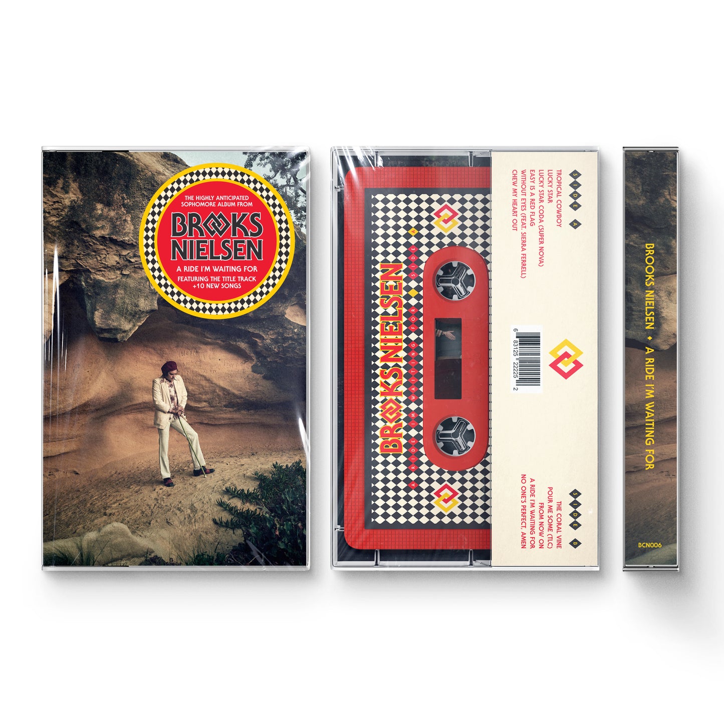 A Ride I’m Waiting For Cassette + Brooks Long Sleeve + Bonus Track “Easy Is A Red Flag (Alternate Mix)”